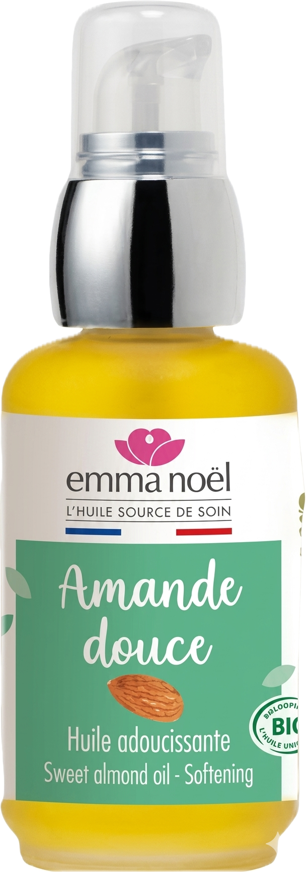 Emma Noël - Huile vierge d'amande douce bio - 50ml  - 3291960007315