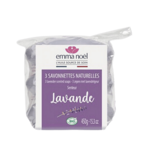 Emma Noël - Savonnettes à la lavande bio - 3x150g