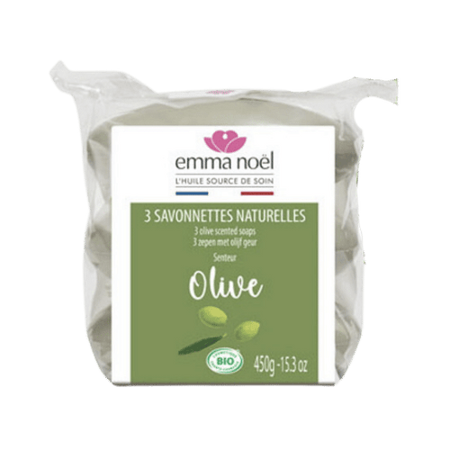 Emma Noël - Savonnettes olive bio - 3x150g