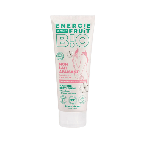 Énergie Fruit - Lait corps fleur de coton & aloe vera bio - 200ml