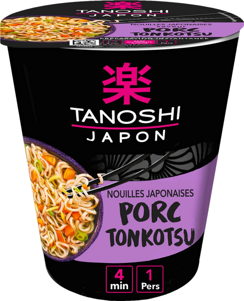 Cup nouilles japonaises porc tonkotsu - 65g