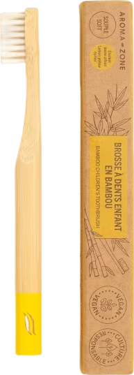 f.e.t.e - Brosse à dents en bambou enfant beige - 5053250027001
