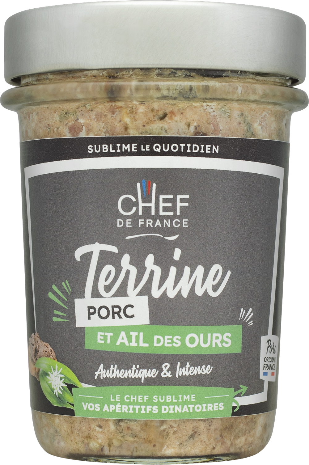 Terrine de porc et ail des ours - 160g