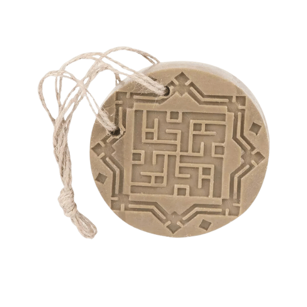 Savon d'Alep 5% aux huiles de baies avec cordon - 150g