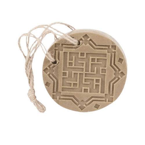 Savon d'Alep 5% aux huiles de baies avec cordon - 150g