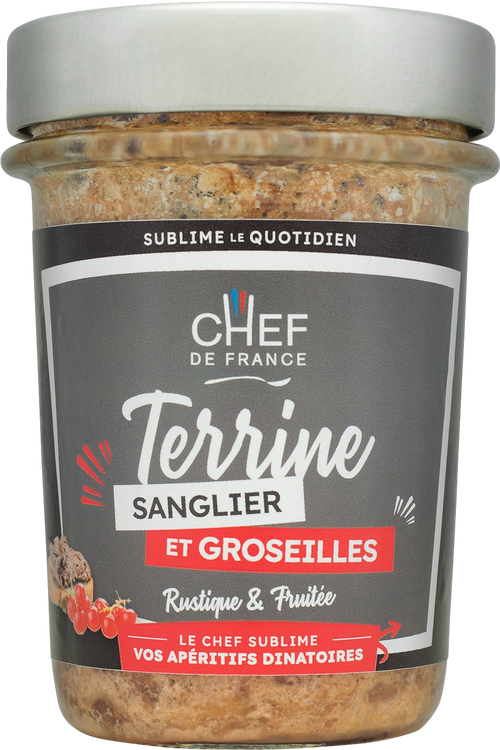Terrine de sanglier aux groseilles - 160g