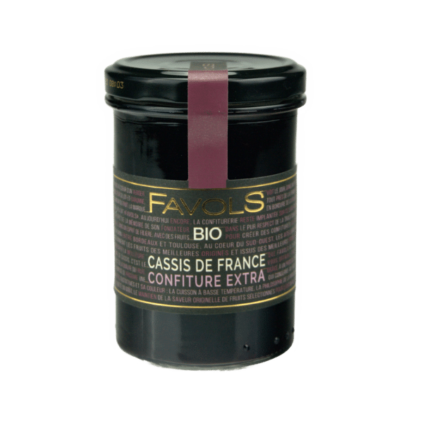 Favols - Confiture extra de cassis de France bio - 250g