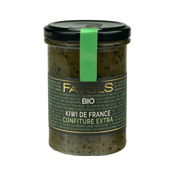 Favols - Confiture extra de kiwi de France bio - 250g