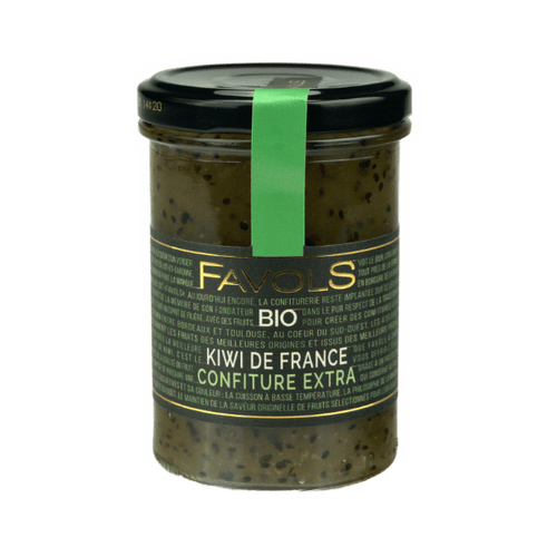 Favols - Confiture extra de kiwi de France bio - 250g