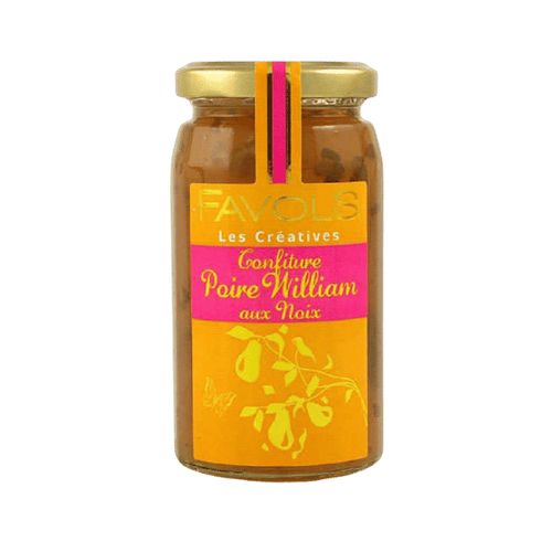 Favols - Confiture poire William aux noix - 270g