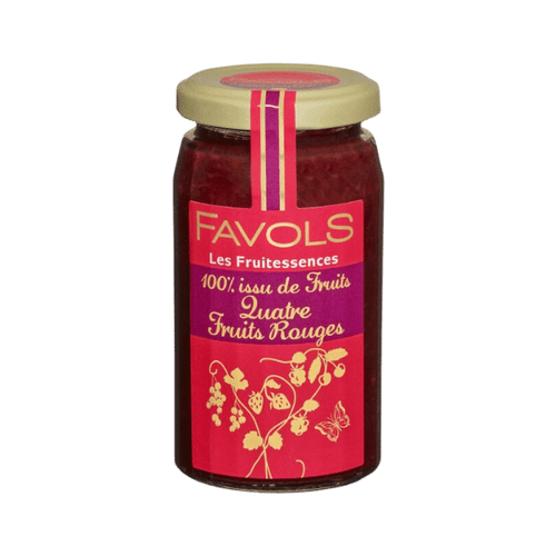 Favols - Préparation 4 fruits rouges 100% fruits - 250g