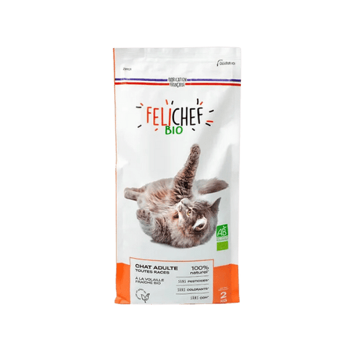 Felichef - Croquettes pour chat adulte bio - 2kg