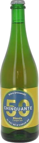 Bière blonde 5% - 75cl