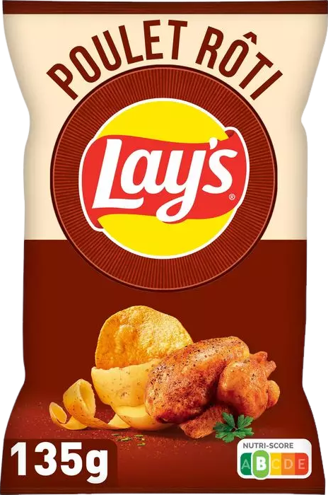 Chips saveur poulet rôti - 145g