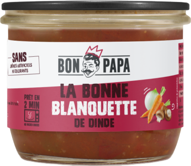 Plat préparé la bonne blanquette de dinde - 300g