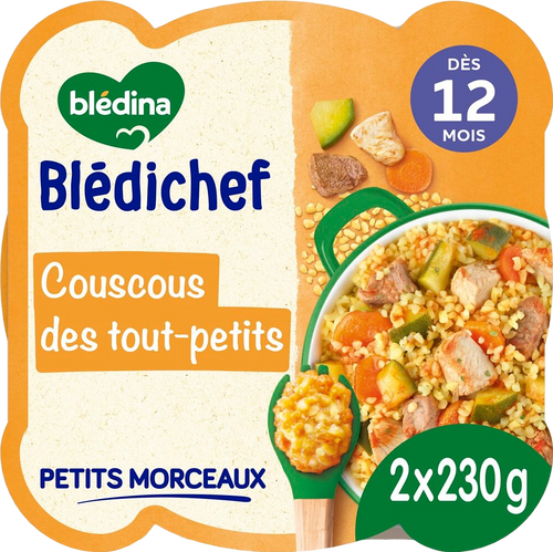 Blédichef couscous des tout-petits - 2x230g