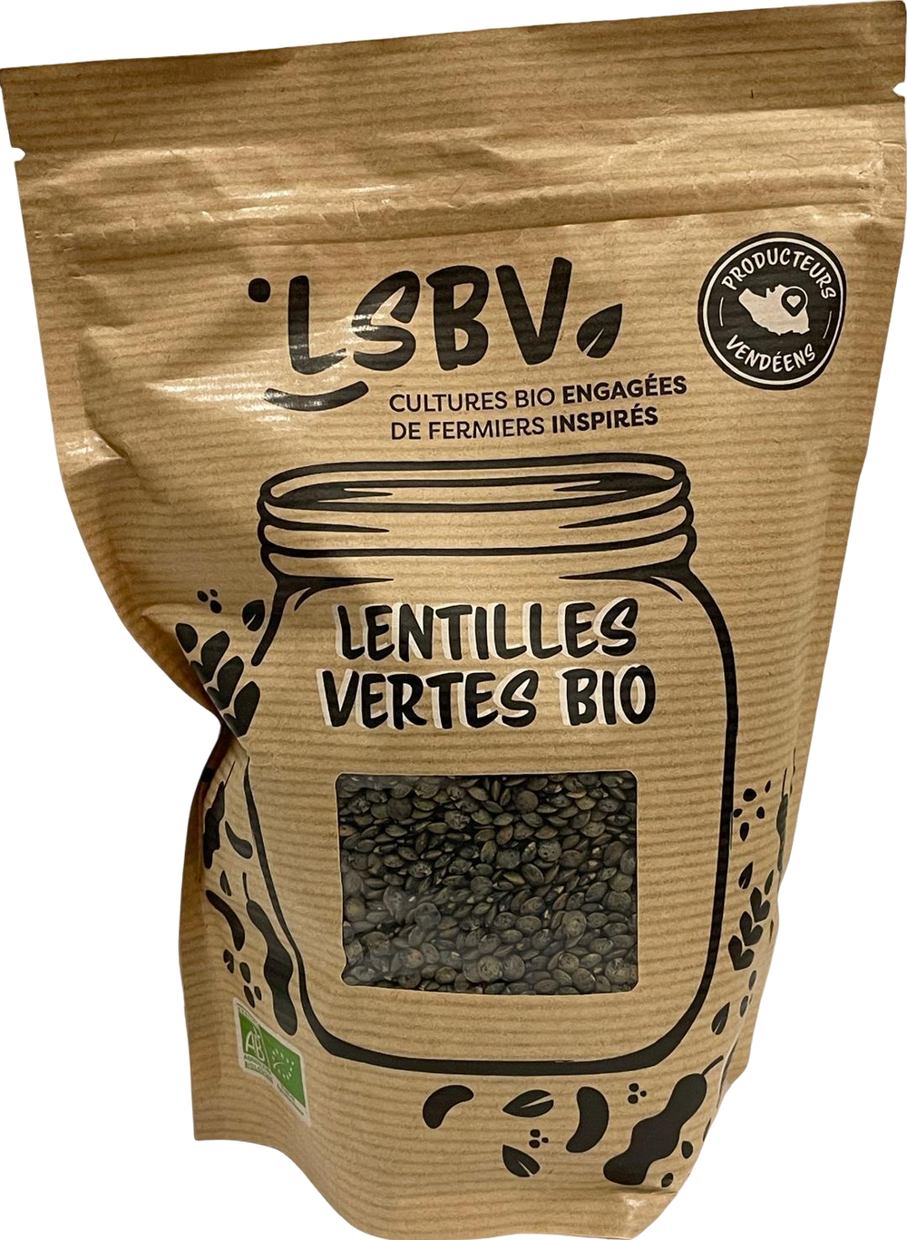 Lentilles vertes bio - 500g