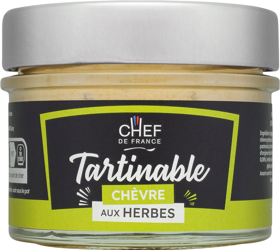 Tartinable au fromage de chèvre et herbes - 100g