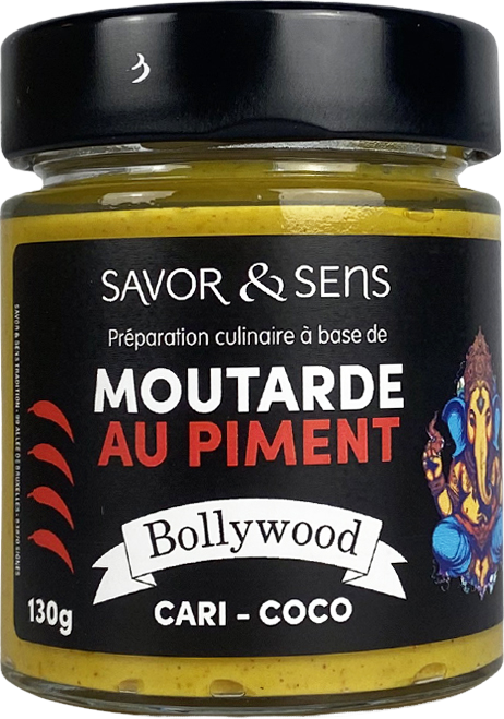 Moutarde pimentée Bollywood - 130g