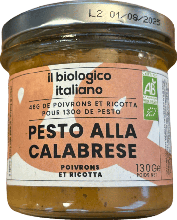 Pesto calabrese bio - 130g