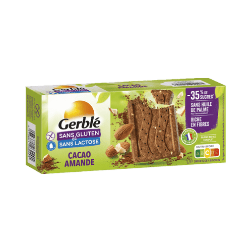 Gerblé - Biscuit cacao amande - 150g