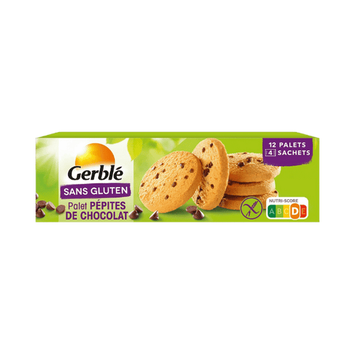 Gerblé - Palets aux pépites de chocolat sans gluten - 160g