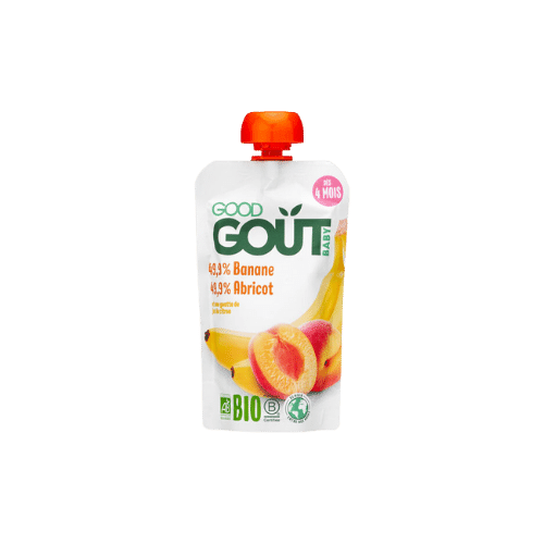 Good Goût - Gourde Banane Abricot bio - 120g