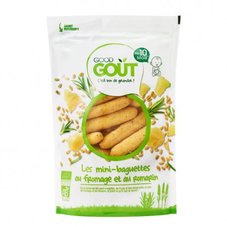 Good Goût - Mini baguettes romarin fromage bio - 70g