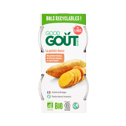 Good Goût - Purée de patates douces bio - 2x120g