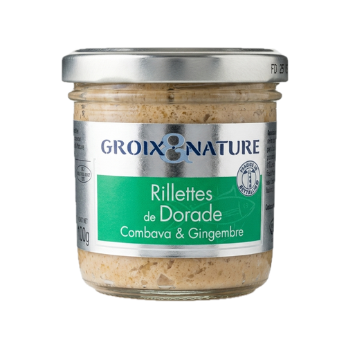 Grois et Nature - Rillettes de dorade combava et gingembre - 100g - 3760056413885