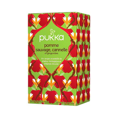 Infusion pomme sauvage, cannelle et gingembre - 20 sachets