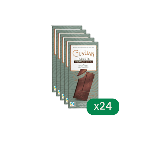 Guylian - Lot de 24 chocolat noir premium 72% cacao - 24 x 100g