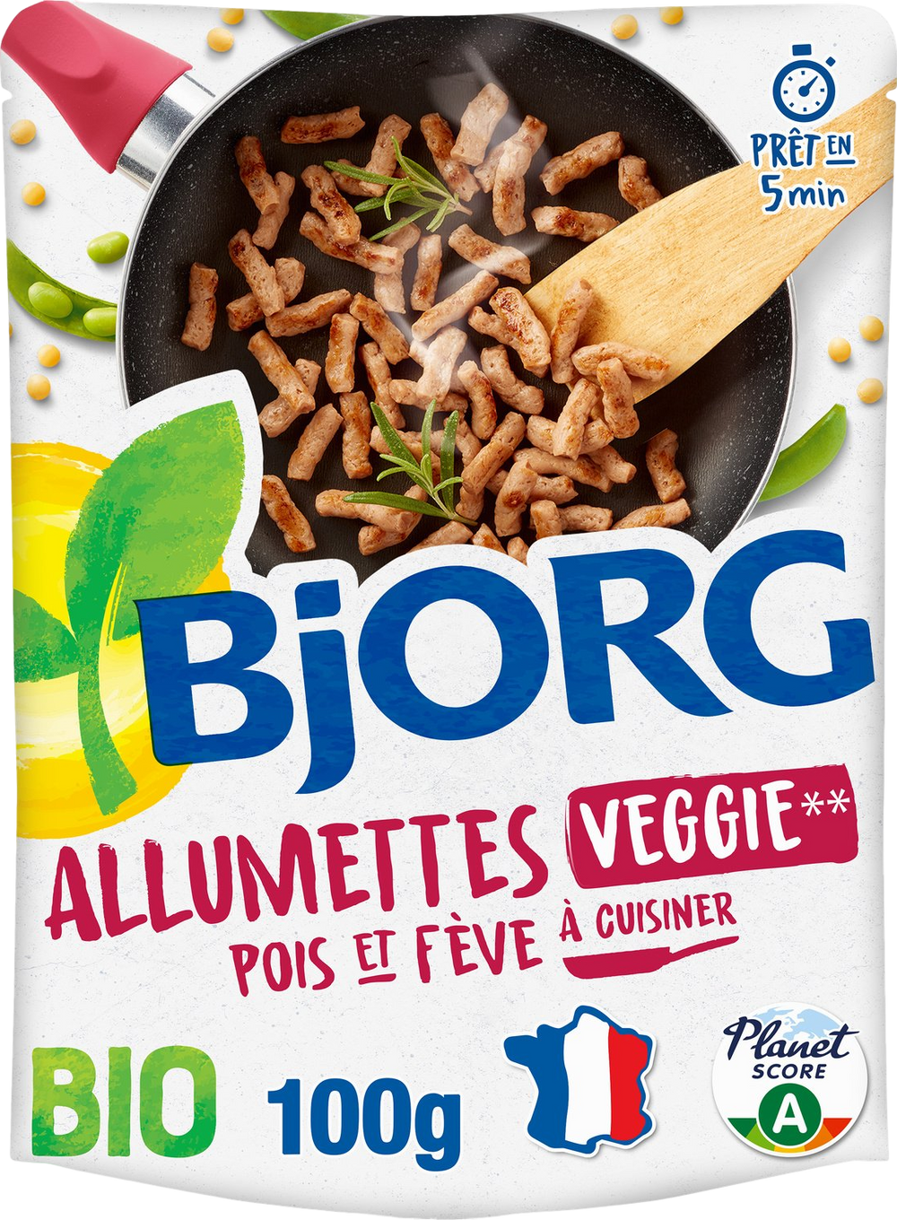 Allumettes veggie pois et fève - 100g