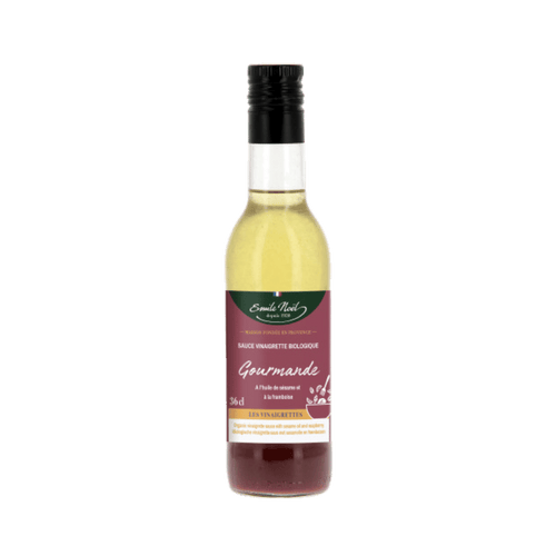 Vinaigrette à l'huile de sésame et à la framboise bio - 360ml