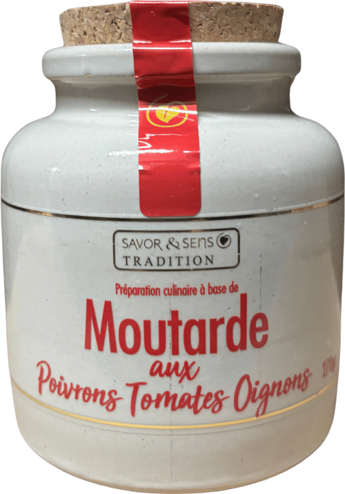 Moutarde aux poivrons tomates oignons - 270g