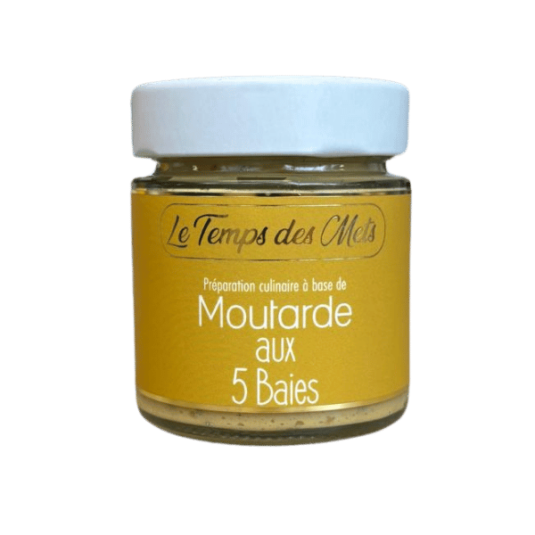 Moutarde aux 5 baies - 130g