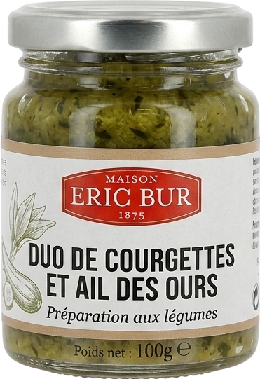 Duo de courgettes à l'ail des ours - 90g