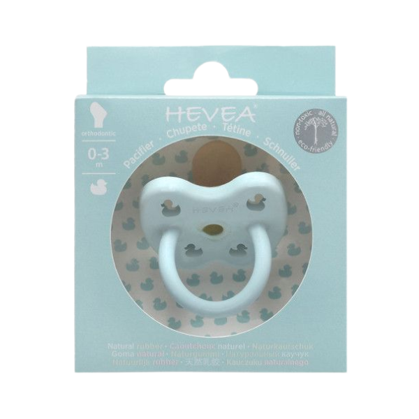 Hevea - Tétine bleue en caoutchouc naturel 0-3 mois - 5710087414717