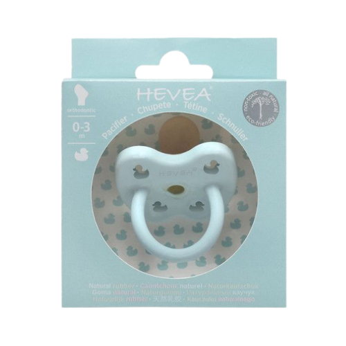 Hevea - Tétine bleue en caoutchouc naturel 0-3 mois - 5710087414717