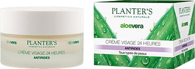 Crème visage 24h anti rides Aloe vera - 50 ml