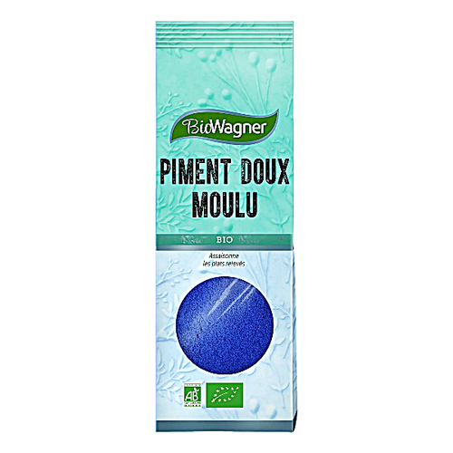 Piment doux moulu en sachet bio - 45g