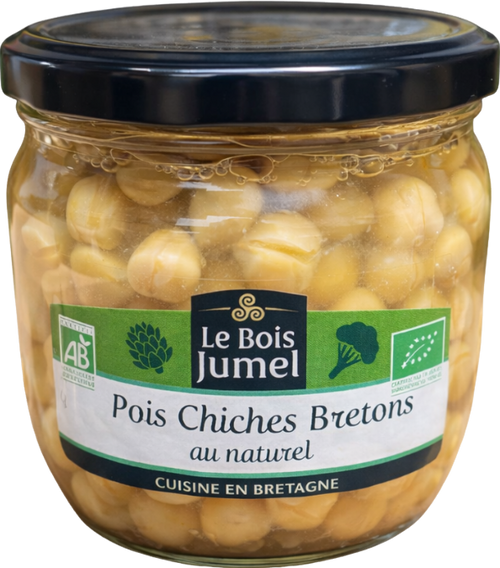 Pois chiches Bretons au naturel bio - 230g