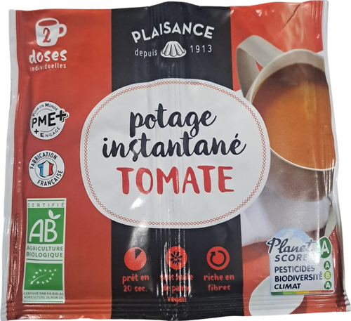 Potage instantané à la tomate bio - 8.5g x 2