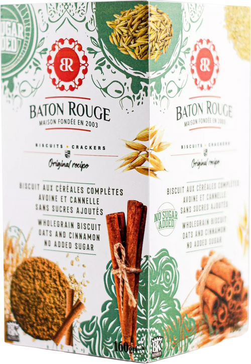 Biscuits avoine complet et cannelle - 160g