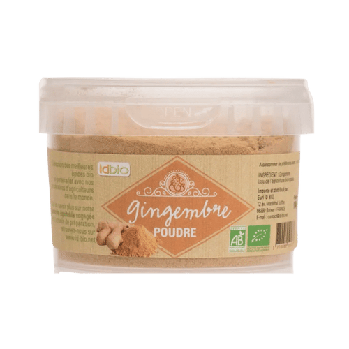 Id Bio - Gingembre en poudre bio - 80g