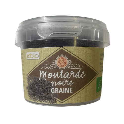 Id Bio - Graines de moutarde noire bio - 60g