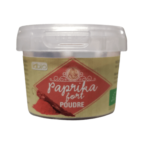 Id Bio - Paprika fort en poudre bio - 40g