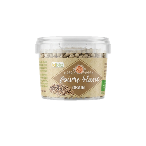 Id Bio - Poivre blanc en grain bio - 40g - 370000506600