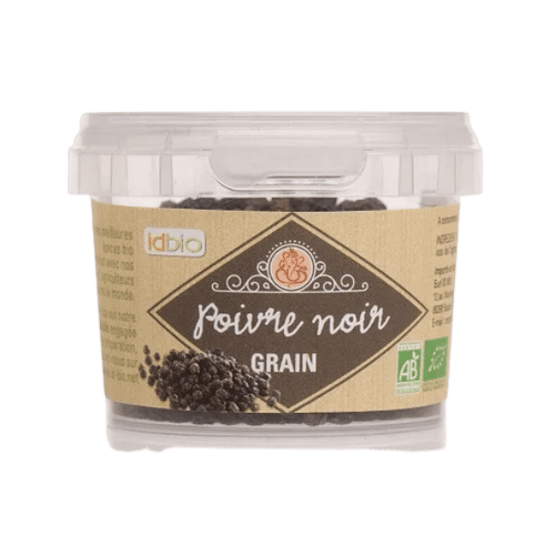 Id Bio - Poivre noir en grain bio - 40g