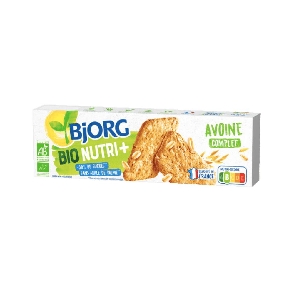 Biscuit avoine nature bio - 130g